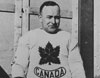 William H. Cockburn in goalie uniform