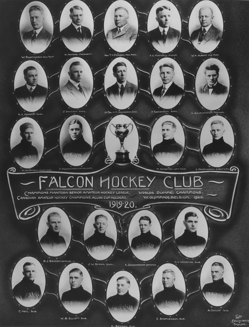 Falcon Hockey Club World Olympic Champions, 1919-1920