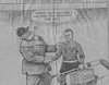 « And he’s ready to do his stuff » (« Prêt pour le grand jeu »)