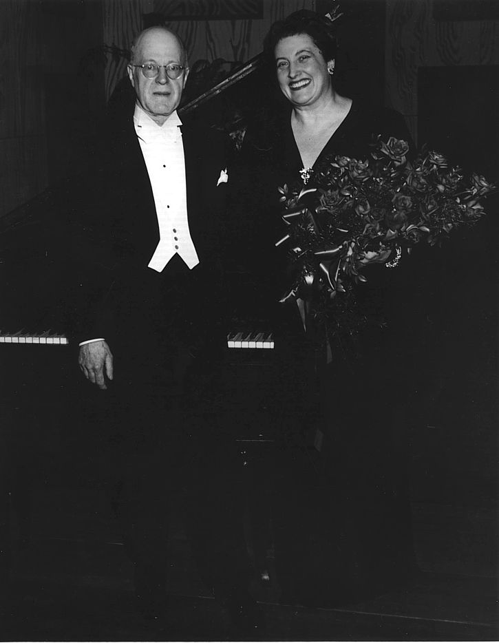 Photo de Helen Traubel et Fred Gee