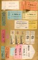 Scrapbook of tickets