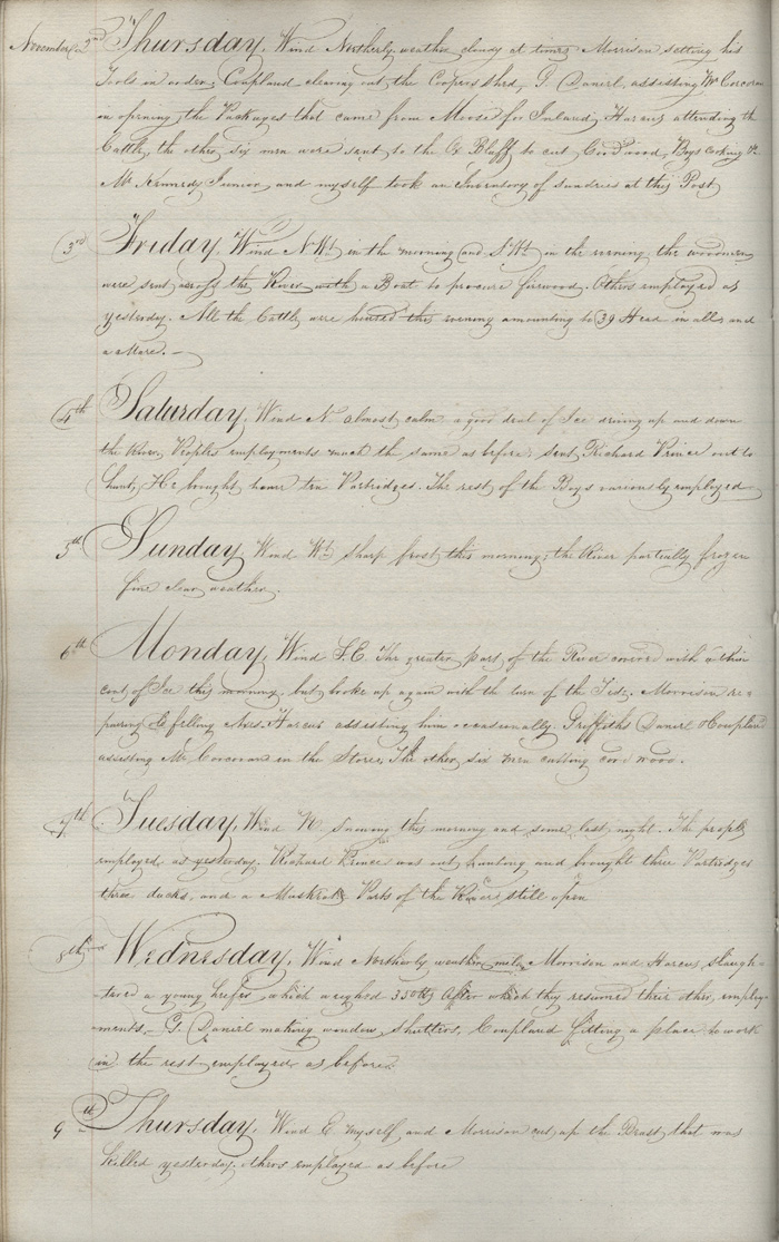 Journal du poste d'Albany, 1826-1827