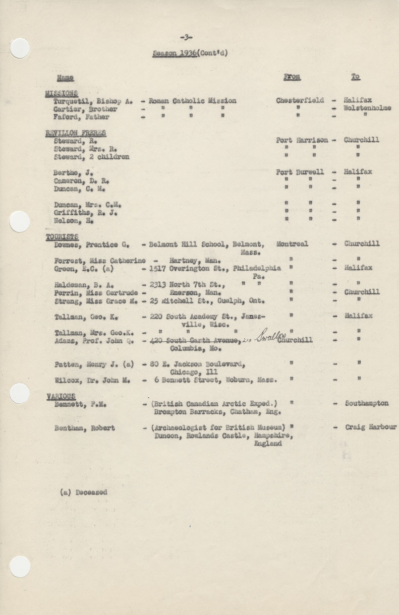 passenger list 3