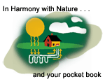 In harmony with nature and your pocket book
