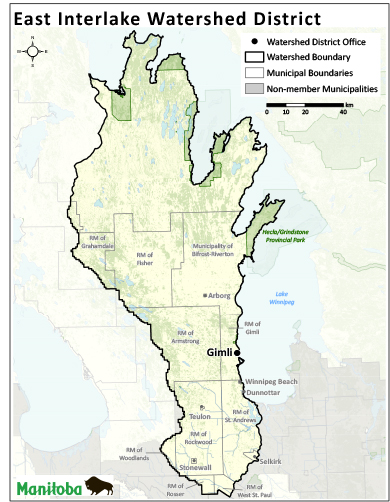 East Interlake Watershed District Map East Interlake Watershed District Map