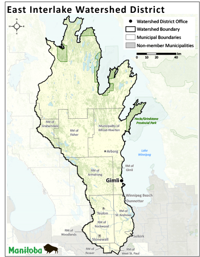 East Interlake Watershed District Map