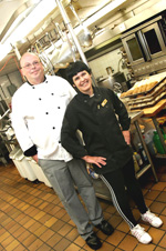 Chef Eldon Brink with Shirley