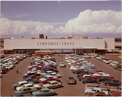 Photo de 1964 au centre  commercial Polo Park