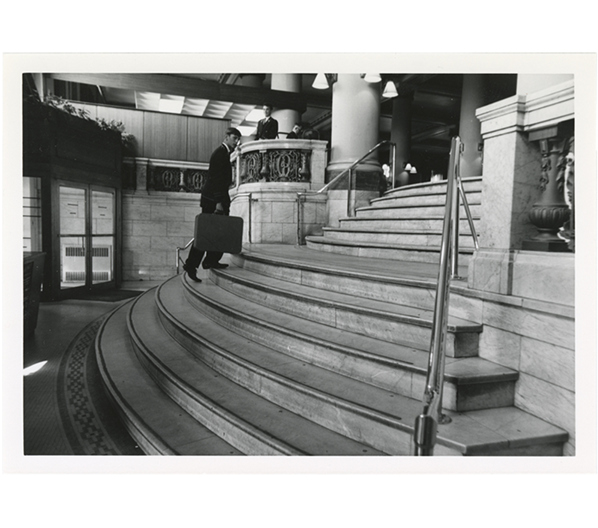 Lobby of the Royal Alexandra Hotel, 1969