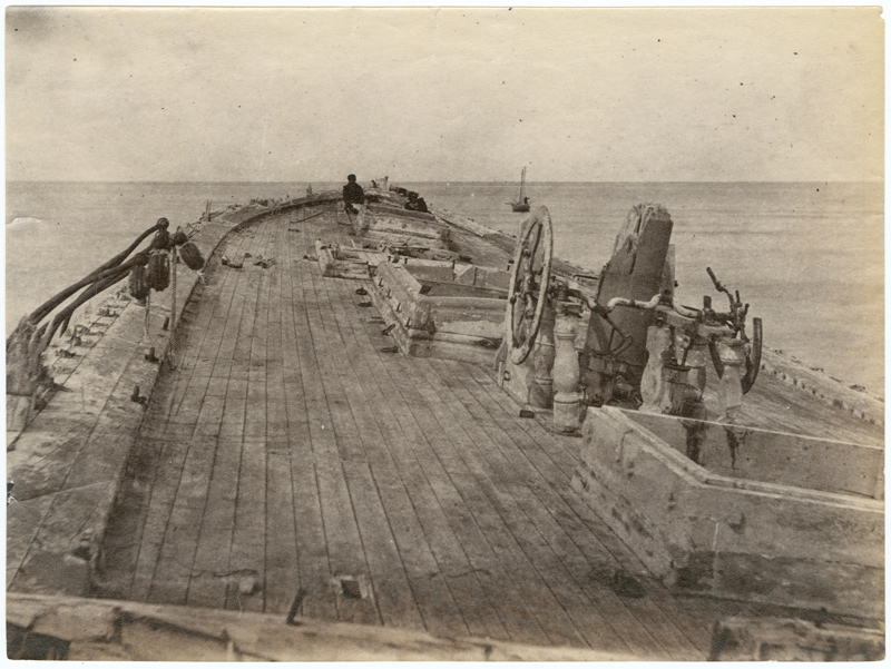 Deck view of the wreck [of Cam Owen]